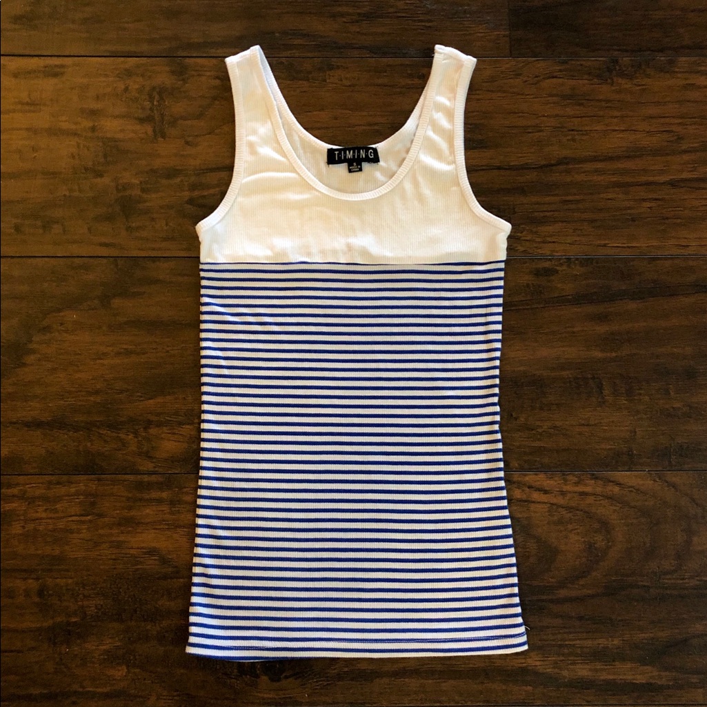 Final Sale Price Timing Brand Tank Top